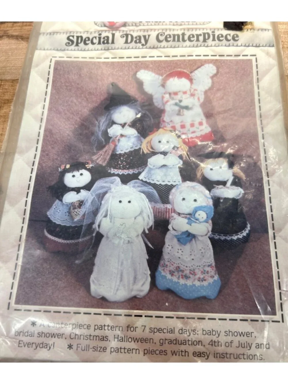 Special Day Centerpiece Pattern For 7 Occasions - Baby Shower Halloween Christma